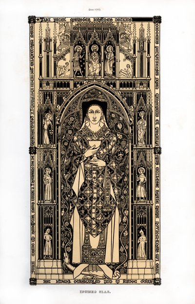 O cânone de Poitiers, c1350, 1843. de Henry Shaw