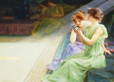 Iridescência, c.1895 de Henry Siddons Mowbray