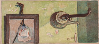 Montagem de gás e espelho, c.1930 de Henry Silk