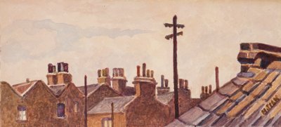 Telhados de Rounton Road, c.1930 de Henry Silk
