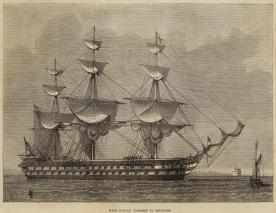 HMS Duncan, Flagship na Sheerness de Henry Spernon Tozer