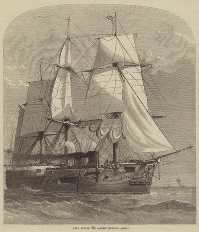 HMS Sultan, o maior Ironclad Afloat de Henry Spernon Tozer