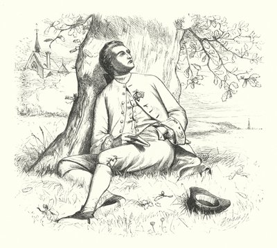 O Ateu e a Bolota (gravura) de Henry Stacey (after) Marks
