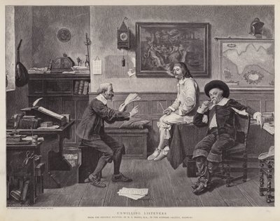 Ouvintes pouco dispostos (litho) de Henry Stacey (after) Marks