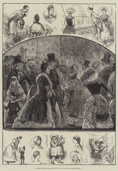 Festival Internacional de Camponeses no Royal Albert Hall de Henry Stephen Ludlow