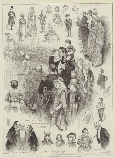 Juvenile Fancy-Dress Ball na casa da mansão de Henry Stephen Ludlow