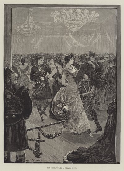 O Baile das Terras Altas nos Salões do Willis de Henry Stephen Ludlow