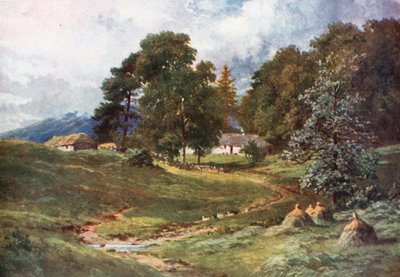 A Croft near Dalmally, Argyllshire (litografia a cores) de Henry Sutton Palmer