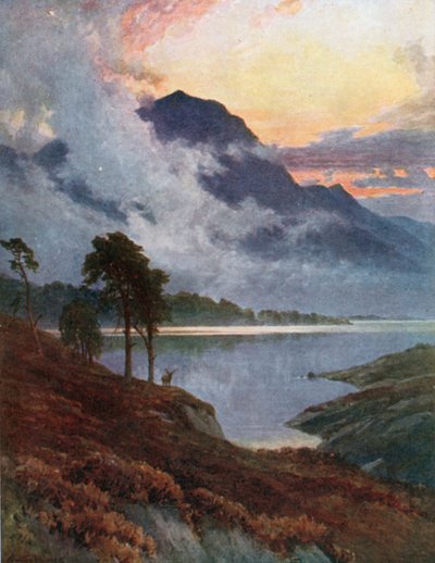 A Highland View (litografia a cores) de Henry Sutton Palmer