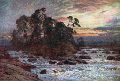 A Wild Spot, Killin, Perthshire (litografia a cores) de Henry Sutton Palmer