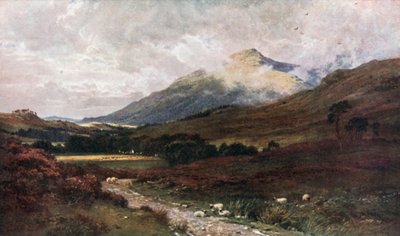 Ben Cruachan de Inverlochy, Argyllshire (litografia a cores) de Henry Sutton Palmer