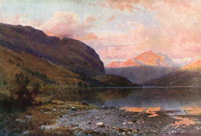 Loch Lubnaig, Perthshire (litografia a cores) de Henry Sutton Palmer
