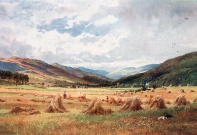 Vista de Glen Lochy perto de Killin, Perthsire (litografia a cores) de Henry Sutton Palmer