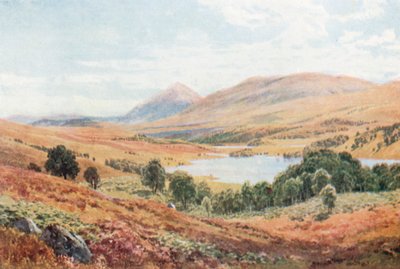 Tomdoun, Glen Garry, Inverness-Shire (litografia a cores) de Henry Sutton Palmer