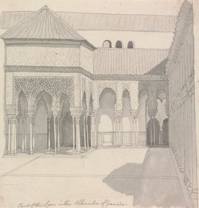 Tribunal dos Leões na Alhambra de Granada de Henry Swinburne