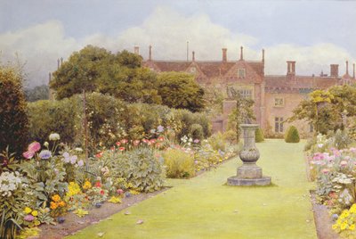 The Grass Walk, Helmingham Hall, 1892 (wc no papel) de Henry Terry