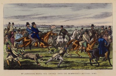 Ilustração para Jorrocks Jaunts e Jollities (cor litho) de Henry Thomas (after) Alken
