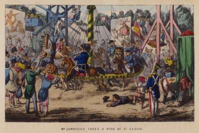 Ilustração para Jorrocks Jaunts e Jollities (cor litho) de Henry Thomas (after) Alken