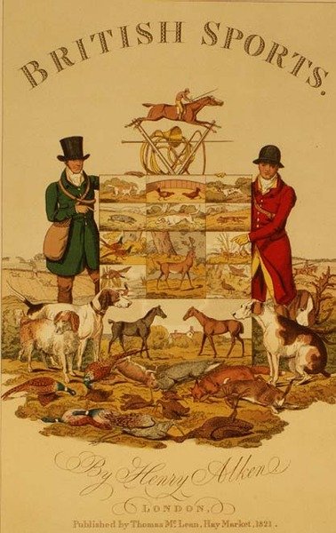 "British Sports", pub. por Thomas McLean de Henry Thomas Alken