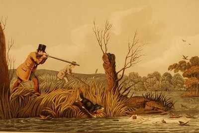 "Flacker Shooting", pub. por Thomas McLean de Henry Thomas Alken