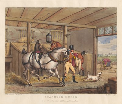 Cavalos [série de seis]: 2. cavalo Stanhope de Henry Thomas Alken