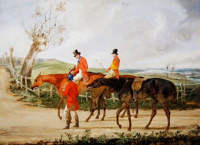 Retornando para casa (óleo sobre tela) de Henry Thomas Alken