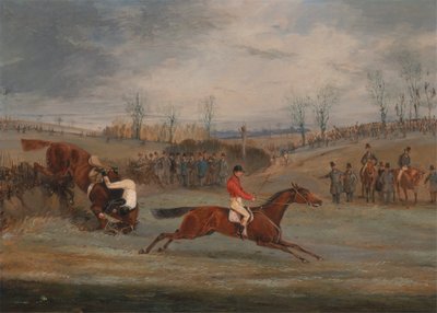 Cenas de uma prova de obstáculos: Perto do final de Henry Thomas Alken
