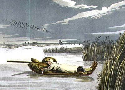 Sledging: Trabalhando até um Wake, aquatinted por I. Clark, pub. por Thomas McLean de Henry Thomas Alken