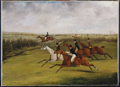 Grand Leicestershire Steeplechase, 12 de março de 1829: o campo se torna seleto de Henry Thomas Alken
