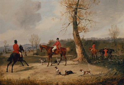 O Encontro (óleo sobre tela) de Henry Thomas Alken
