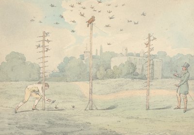«Os desportos nacionais da Grã-Bretanha», 1821: contrabando de lã de Henry Thomas Alken
