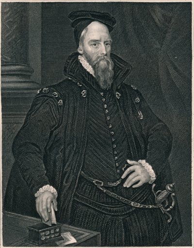 Ambrose Dudley, conde de Warwick, início do século XIX. de Henry Thomas Ryall