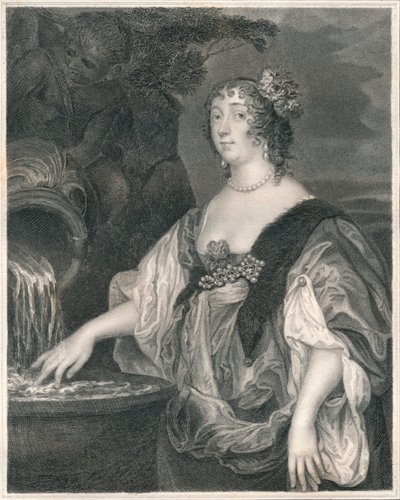 Lucy Percy, condessa de Carlisle, c1635-1637, início do século XIX. de Henry Thomas Ryall