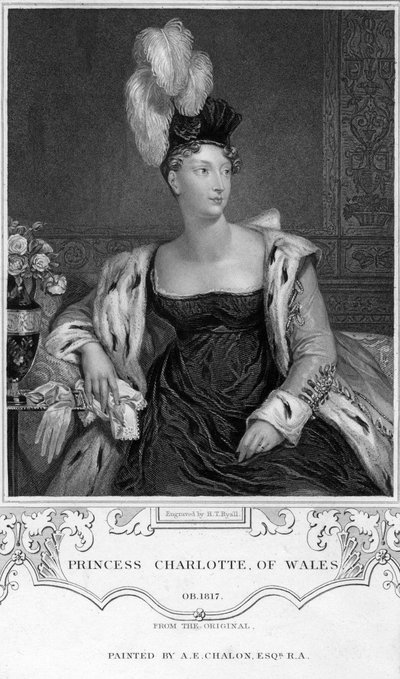 Princesa Charlotte Augusta de Gales, século XIX. de Henry Thomas Ryall