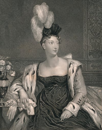 Princesa Charlotte, do País de Gales, c1817, início do século XIX. de Henry Thomas Ryall