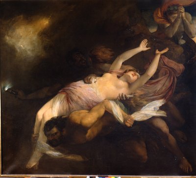 Eurydice raptado em Orphee, Henry Thomson (1773 - 1843), pintura a óleo. de Henry Thomson