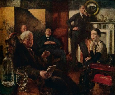 Sábado à noite no Vale, 1928-9 de Henry Tonks