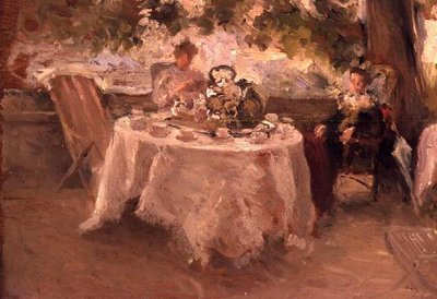 A Festa do Chá de Henry Tonks