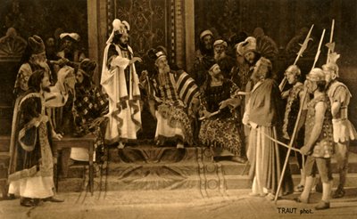 Jesus diante do Sinédrio, 1922. de Henry Traut