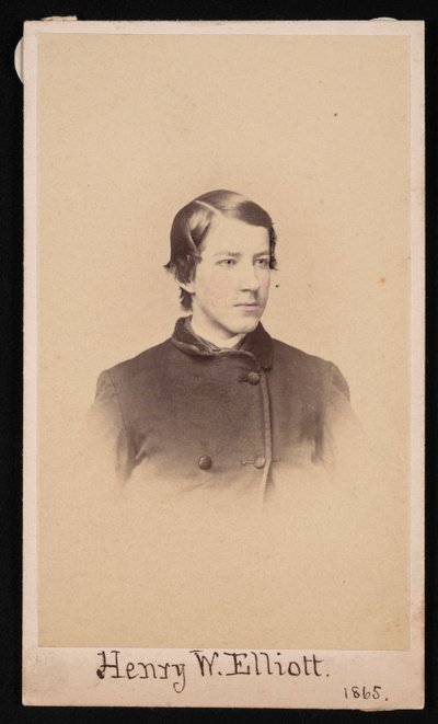 Retrato de Henry Wood Elliott 1846-1930, 1865. de Henry Ulke