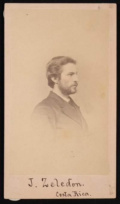 Retrato de José Castulo Zeledon 1846-1923, 1868. de Henry Ulke
