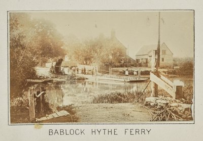 Bablock Hythe Ferry de Henry W. Taunt