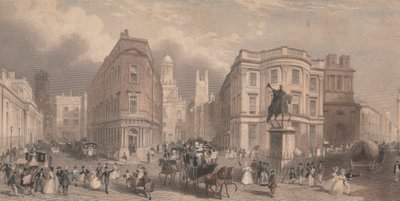 O Banco de Inglaterra e a Royal Exchange, Cornhill de Henry Wallis
