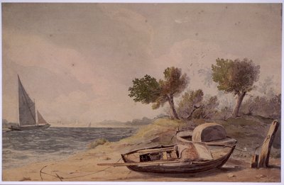 Perto de Battersea, Londres, 1818. de Henry Walter