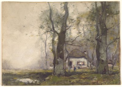 Lodge in the Woods, 1891 (wc no papel) de Henry Ward Ranger