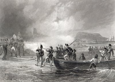 Tentativa da frota francesa de desembarcar em Bantry Bay, Cork em 1796 de Henry Warren