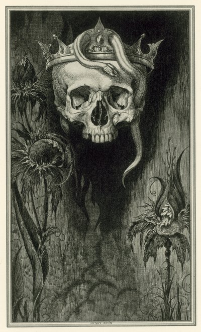 A Duquesa de Malfi, de John Webster: Peça de cauda (litho) de Henry Weston Keen