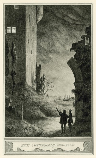 A Duquesa de Malfi, de John Webster: A Janela do Cardeal (litho) de Henry Weston Keen