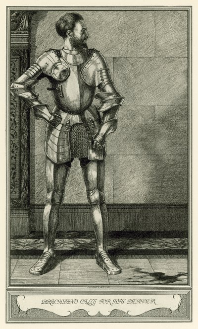 The White Devil, de John Webster: Brachiano chama pelo seu Castor (litho) de Henry Weston Keen