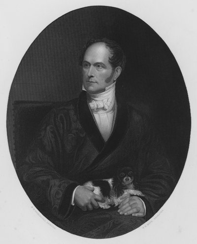 Este Retrato de Robert Vernon, Esquire, é dedicado ao povo britânico, a partir da foto na Galeria Vernon (gravura) de Henry William (after) Pickersgill
